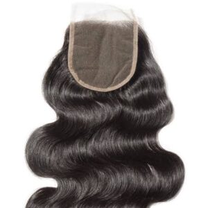 Premium 5x5 Lace Hair Closure – 100% Virgin Human Hair 💯 | Natural Look | Wide Parting Space