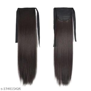 Ribbon Tie-Up Ponytail Extension – Soft, Elegant & Easy | Romantic Look in Seconds 💁‍♀️✨