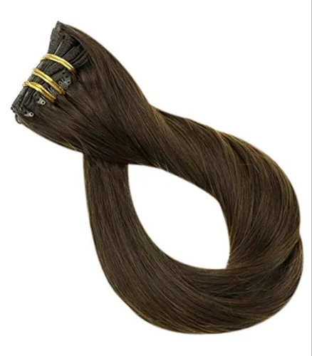 Bone Straight Classic 7 Set Clip-In Extensions – Sleek Length & Volume - Image 4