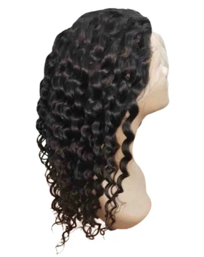 Full Lace Wig – Natural Curly Human Hair Wig