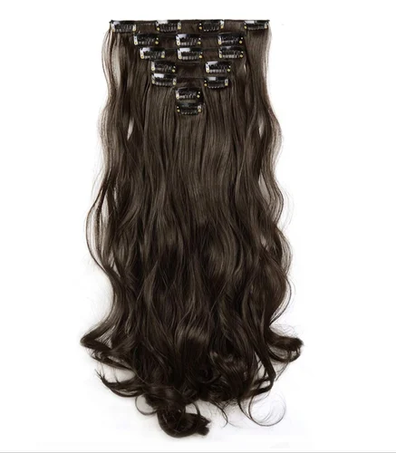 Curly 7 Set Clip-In Hair Extensions – Full Volume & Natural Length - Image 2