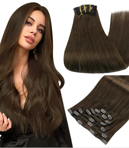 Bone Straight Classic 7 Set Clip-In Extensions – Sleek Length & Volume