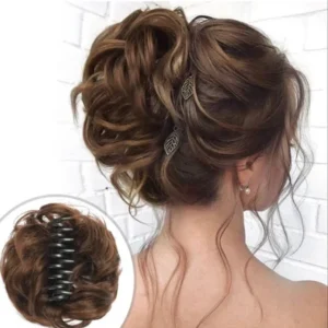 Elegant Claw Clip Bun Hair Extension – Instant Stylish Updo